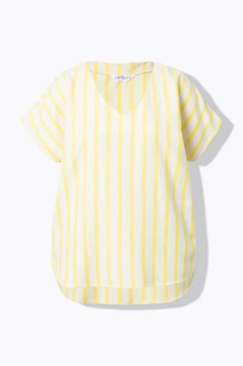 Plus size veliki brojevi Bluza kratkih rukava V ovratnika za punije