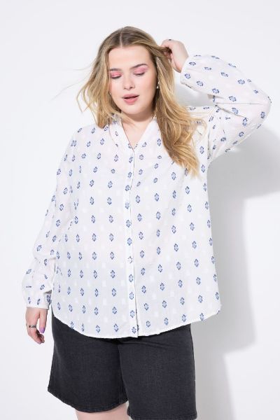 Veliki brojevi Bluza dugih rukava moda za punije