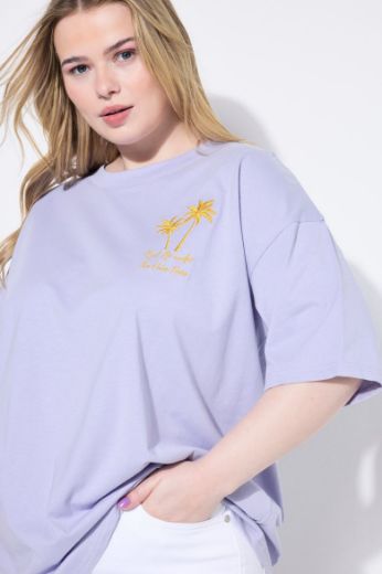 Plus size veliki brojevi Majica kratkih rukava šireg kroja za punije