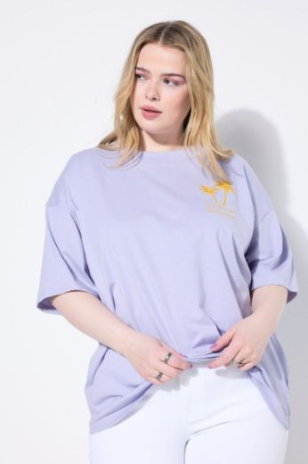 Plus size veliki brojevi Majica kratkih rukava šireg kroja za punije
