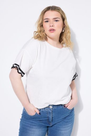 Plus size veliki brojevi Majica kratkih rukava okruglog ovratnika za punije