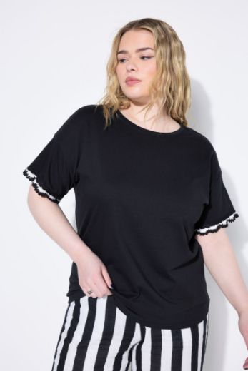 Plus size veliki brojevi Majica kratkih rukava okruglog ovratnika za punije