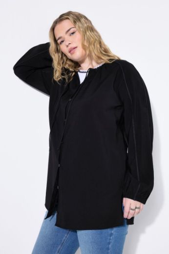 Plus size veliki brojevi Bluza A kroja s pletenim detaljima za punije