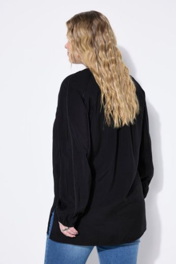 Plus size veliki brojevi Bluza A kroja s pletenim detaljima za punije