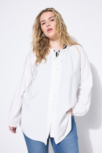 Plus size veliki brojevi Bluza A kroja s pletenim detaljima za punije