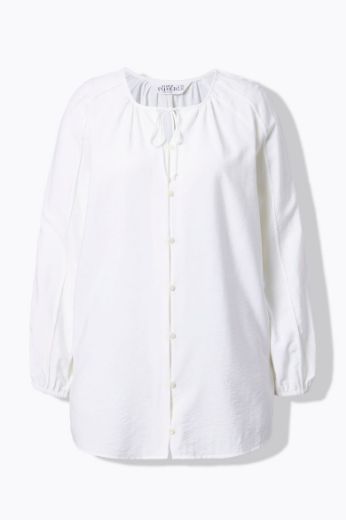 Plus size veliki brojevi Bluza A kroja s pletenim detaljima za punije