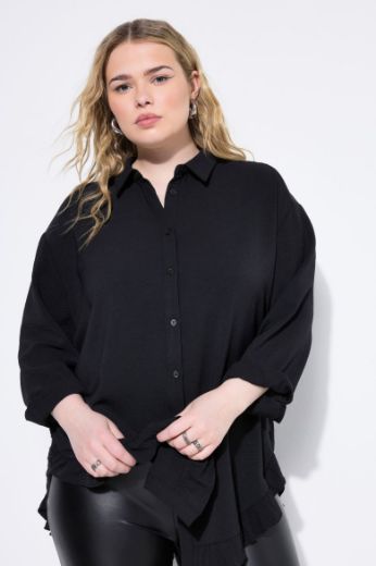 Plus size veliki brojevi Košulja dugih rukava šireg kroja za punije