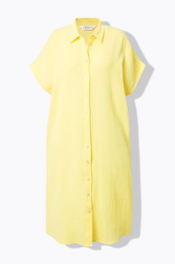 Plus size veliki brojevi Bluza od muslina dugog kroja za punije