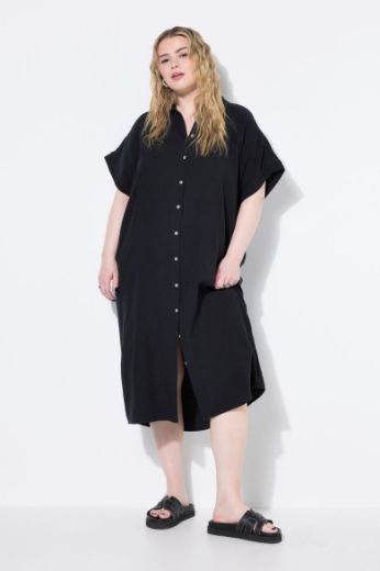 Plus size veliki brojevi Bluza od muslina dugog kroja za punije