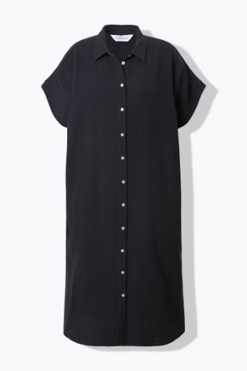 Plus size veliki brojevi Bluza od muslina dugog kroja za punije