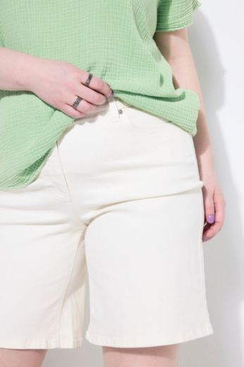 Plus size veliki brojevi Traperice kratkih nogavica za punije