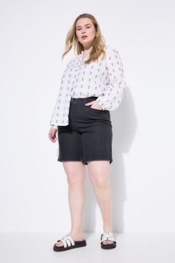 Plus size veliki brojevi Traperice kratkih nogavica za punije
