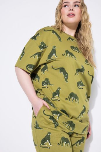 Plus size veliki brojevi Pidžama kratkih rukava i kkratkih nogavica za punije