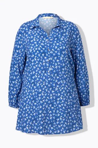 Plus size veliki brojevi Bluza A-kroja s uzorkom srca za punije