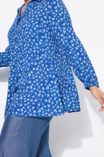 Plus size veliki brojevi Bluza A-kroja s uzorkom srca za punije