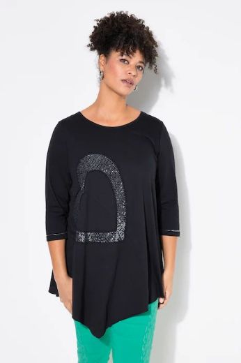 Plus size veliki brojevi Majica kratkih rukava, srce za punije