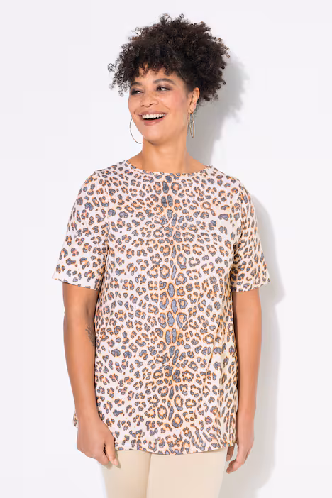 Plus size veliki brojevi Majica leopard print za punije