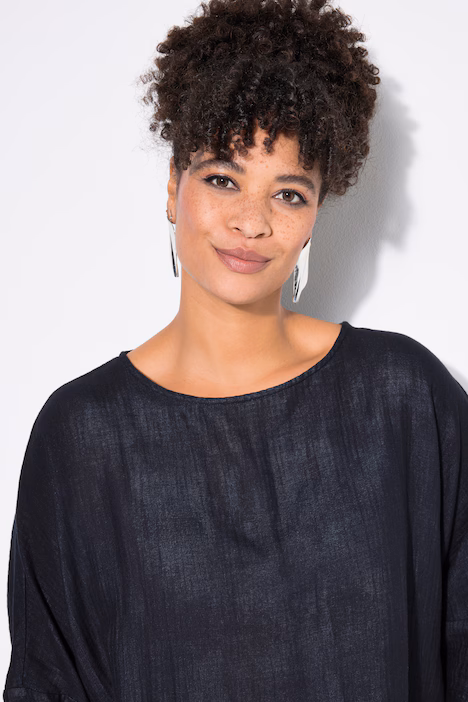 Plus size veliki brojevi Bluza cvijetni print na rubu za punije