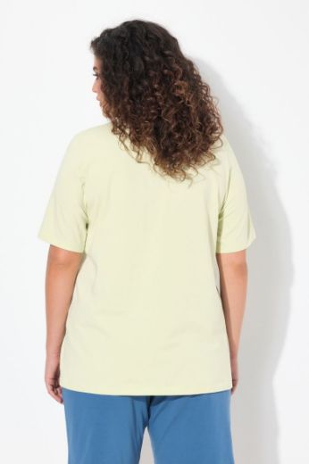 Plus size veliki brojevi Majica A kroj V ovratnik za punije