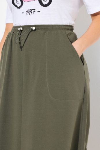 Plus size veliki brojevi Suknja na vezanje za punije