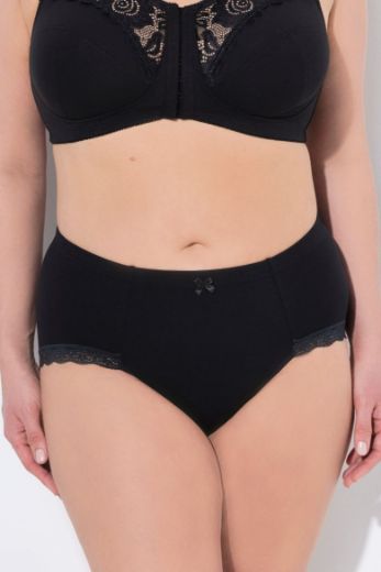 Plus size veliki brojevi Gaćice s dodatkom ukrasne čipke 3 komada za punije