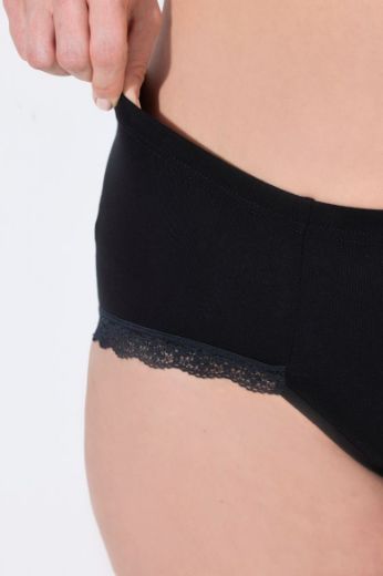 Plus size veliki brojevi Gaćice s dodatkom ukrasne čipke 3 komada za punije