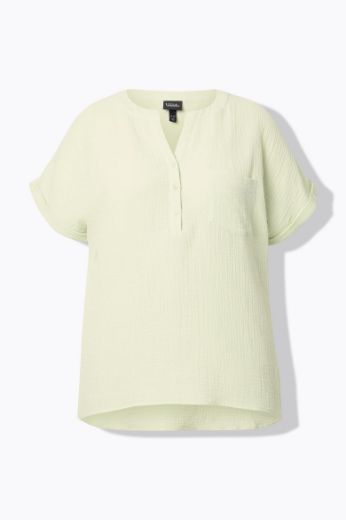 Plus size veliki brojevi Bluza kratkih rukava V izreza za punije