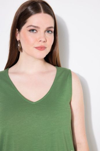 Plus size veliki brojevi Tunika bez rukava V ovratnika za punije