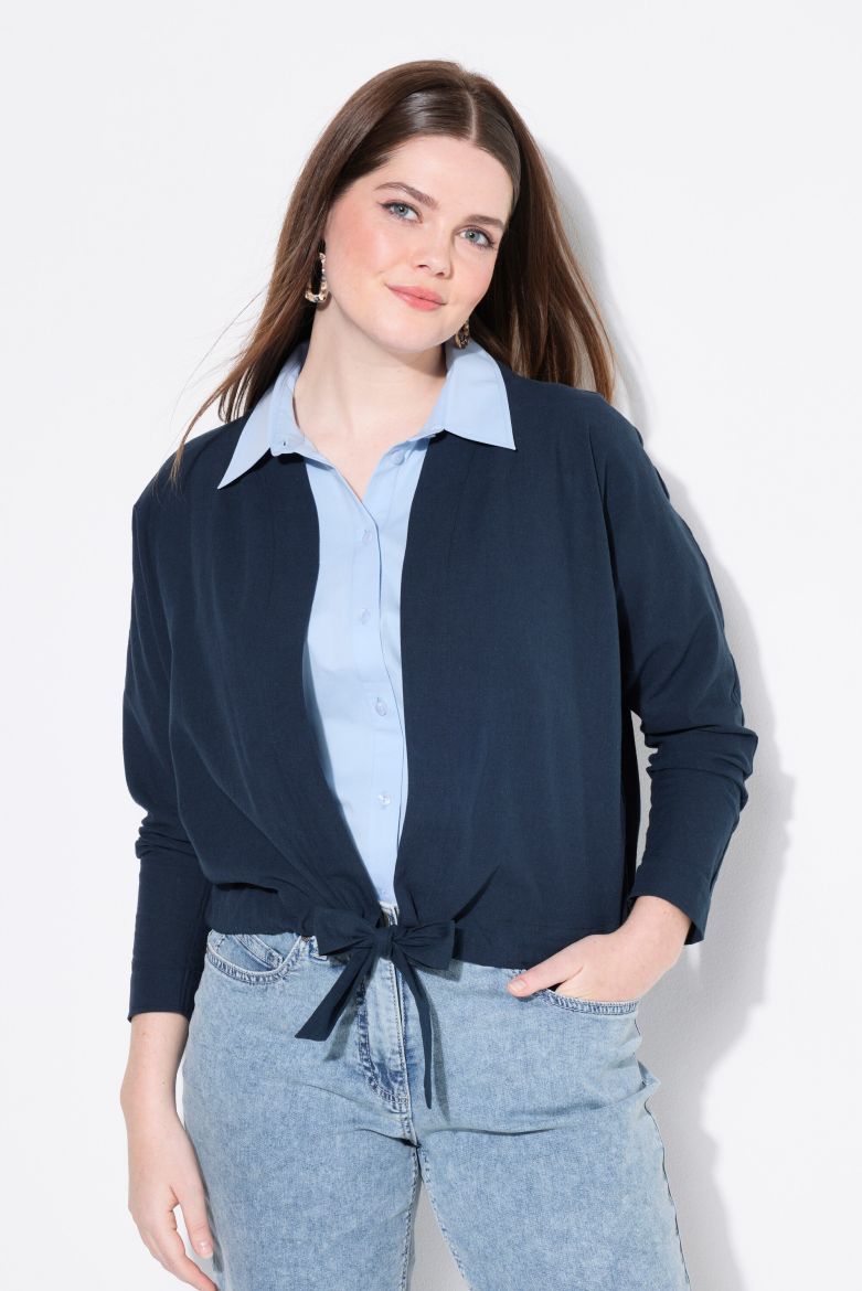Plus size veliki brojevi Jakna bolero kraćeg kroja za punije