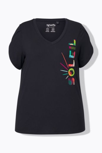 Plus size veliki brojevi Majica kratkih rukava sportska s natpisom za punije