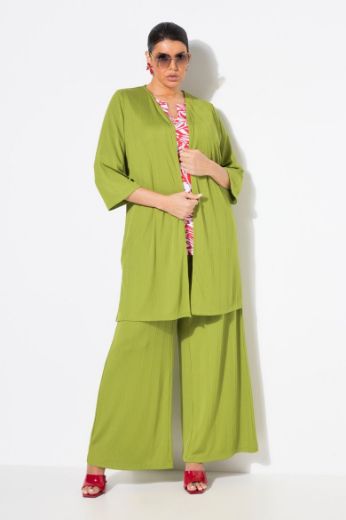 Plus size veliki brojevi Kardigan lagani dužeg kroja s 3/4 rukavima za punije