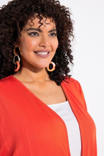 Plus size veliki brojevi Kardigan lagani dužeg kroja s 3/4 rukavima za punije