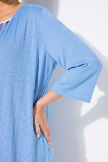 Plus size veliki brojevi Kardigan lagani dužeg kroja s 3/4 rukavima za punije
