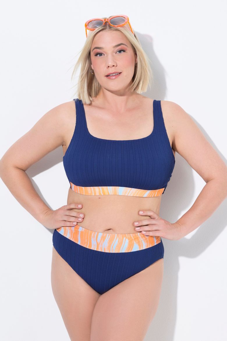 Plus size veliki brojevi Kupaći kostim dvodijelni za punije