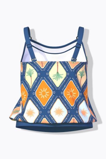 Plus size veliki brojevi Kupaći kostim tankini za punije