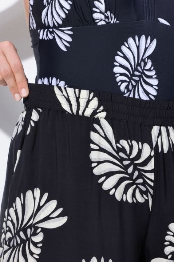Plus size veliki brojevi Hlače elastičnog struka širokih nogavica za punije