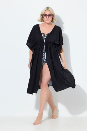 Plus size veliki brojevi Kaftan kratkih rukava V ovratnika za punije