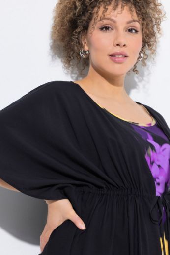 Plus size veliki brojevi Kaftan kratkih rukava V ovratnika za punije