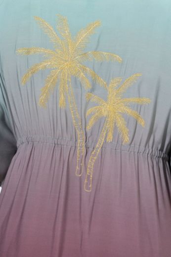 Plus size veliki brojevi Kaftan kratkih rukava V ovratnika za punije