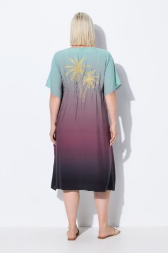 Plus size veliki brojevi Kaftan kratkih rukava V ovratnika za punije