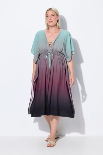 Plus size veliki brojevi Kaftan kratkih rukava V ovratnika za punije