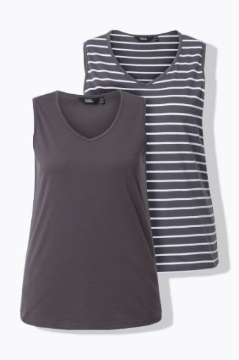 Plus size veliki brojevi Top 2 komada za punije