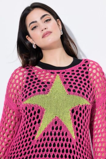 Plus size veliki brojevi Pulover 3/4 rukava okruglog ovratnika za punije
