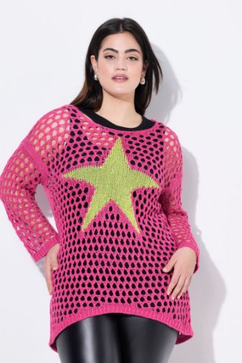 Plus size veliki brojevi Pulover 3/4 rukava okruglog ovratnika za punije