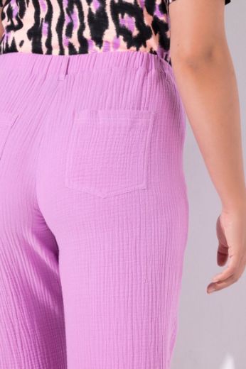 Plus size veliki brojevi Hlače širokih skraćenih nogavica za punije
