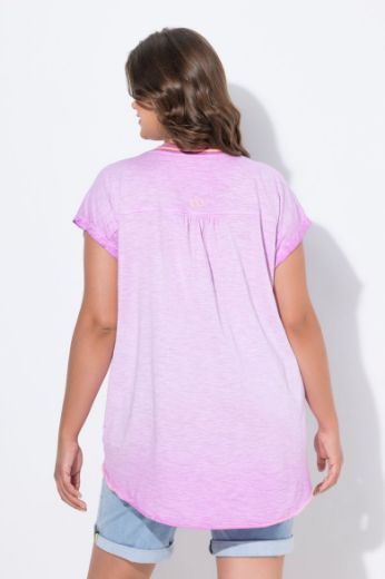 Plus size veliki brojevi Majica kratkih rukava V ovratnika za punije