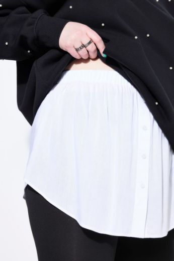 Plus size veliki brojevi Suknja slojevita za punije