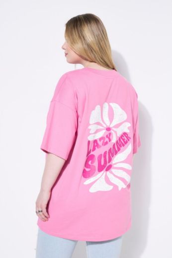 Plus size veliki brojevi Majica kratkih rukava šireg kroja za punije