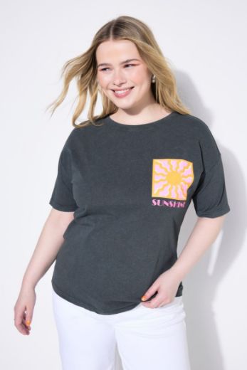 Plus size veliki brojevi Majica kratkih rukava okruglog ovratnika za punije