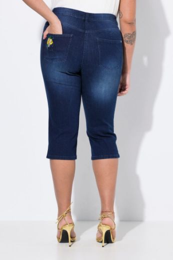 Plus size veliki brojevi Traperice Capri za punije